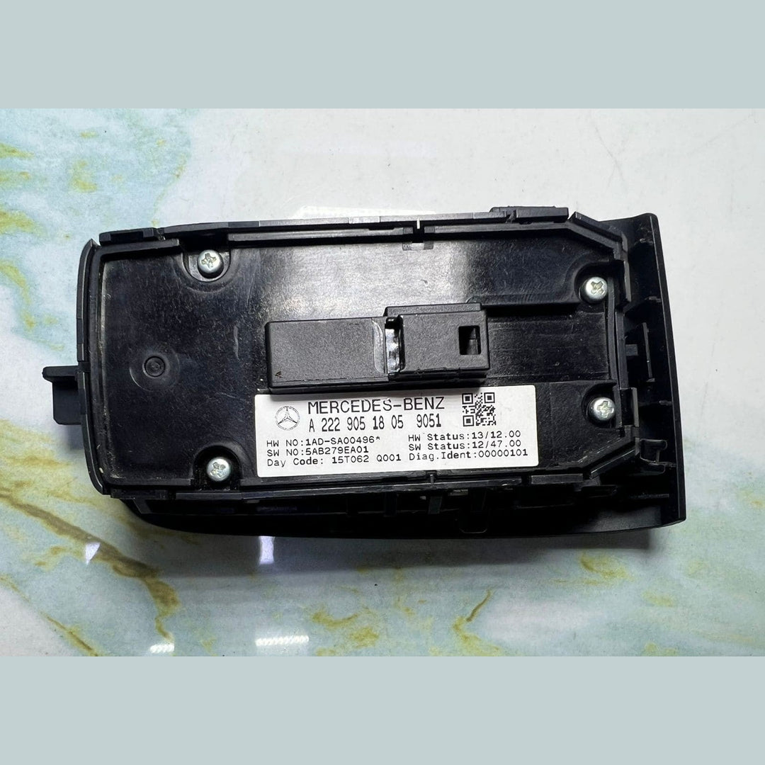Mercedes Rear Left Power Window Switch A2229051805 S-Class W222 V222 X222