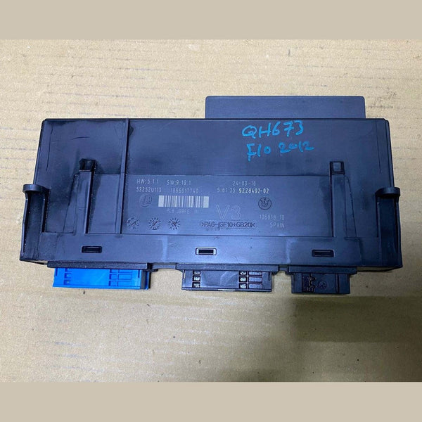 2011-2016 BMW 535i Junction Box Control Module 9228492 5 528i, 535i, and 550i