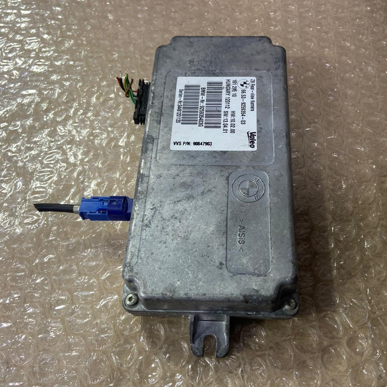 OEM BMW F10 5-SERIES 550i 2012 REAR VIEW BACK UP CAMERA CONTROL MODULE 9259354