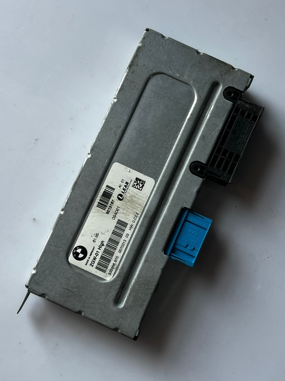 2009-11 BMW 750i Central Gateway Control Module 9213187 5' 6' 7' F07 550, F01 