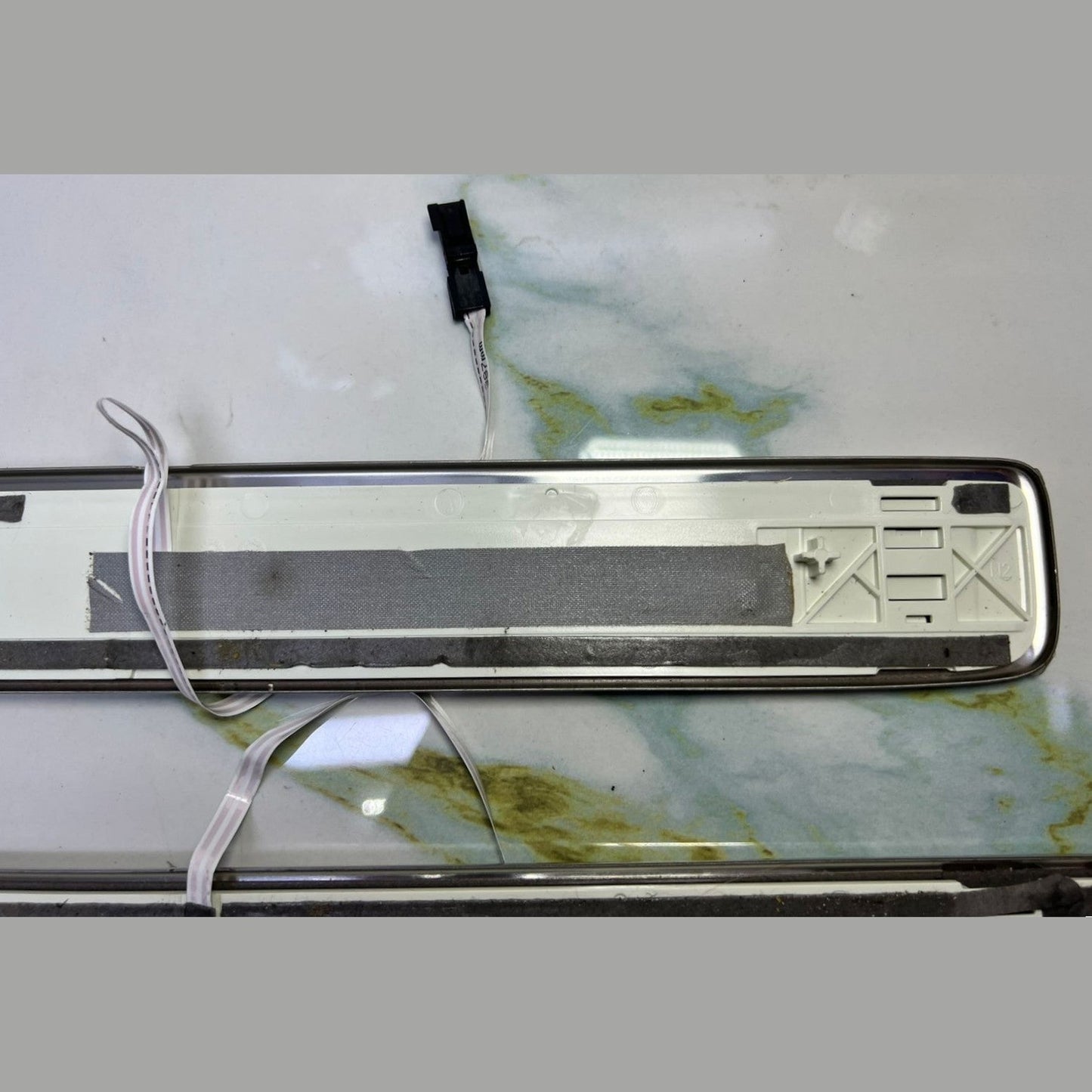 Mercedes W206 C-Class Front Entrance Trim Seal Strip Plate Cover Set A2066801801