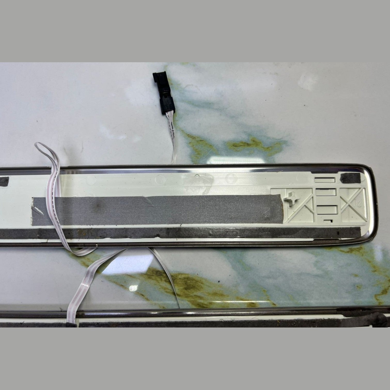 Mercedes W206 C-Class Front Entrance Trim Seal Strip Plate Cover Set A2066801801