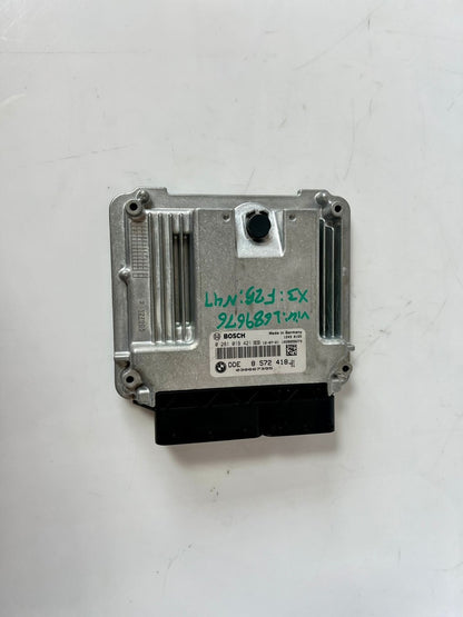 BMW X3 F25 Diesel 2.0dX N47N Engine ECUs Kit DDE 8572418 CAS +1 Key CAS4 Manual