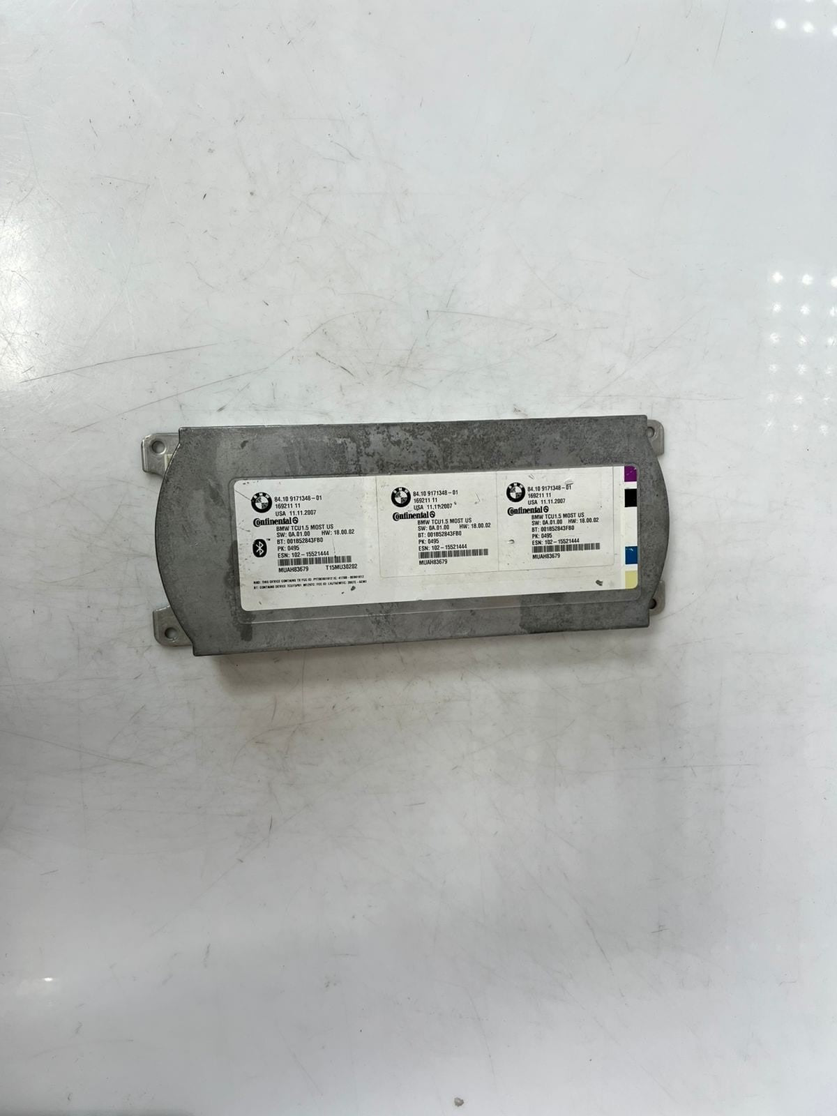 2007-2011 BMW 328i E90, E92 M3 Bluetooth Telematics Control Module 9171348 OEM