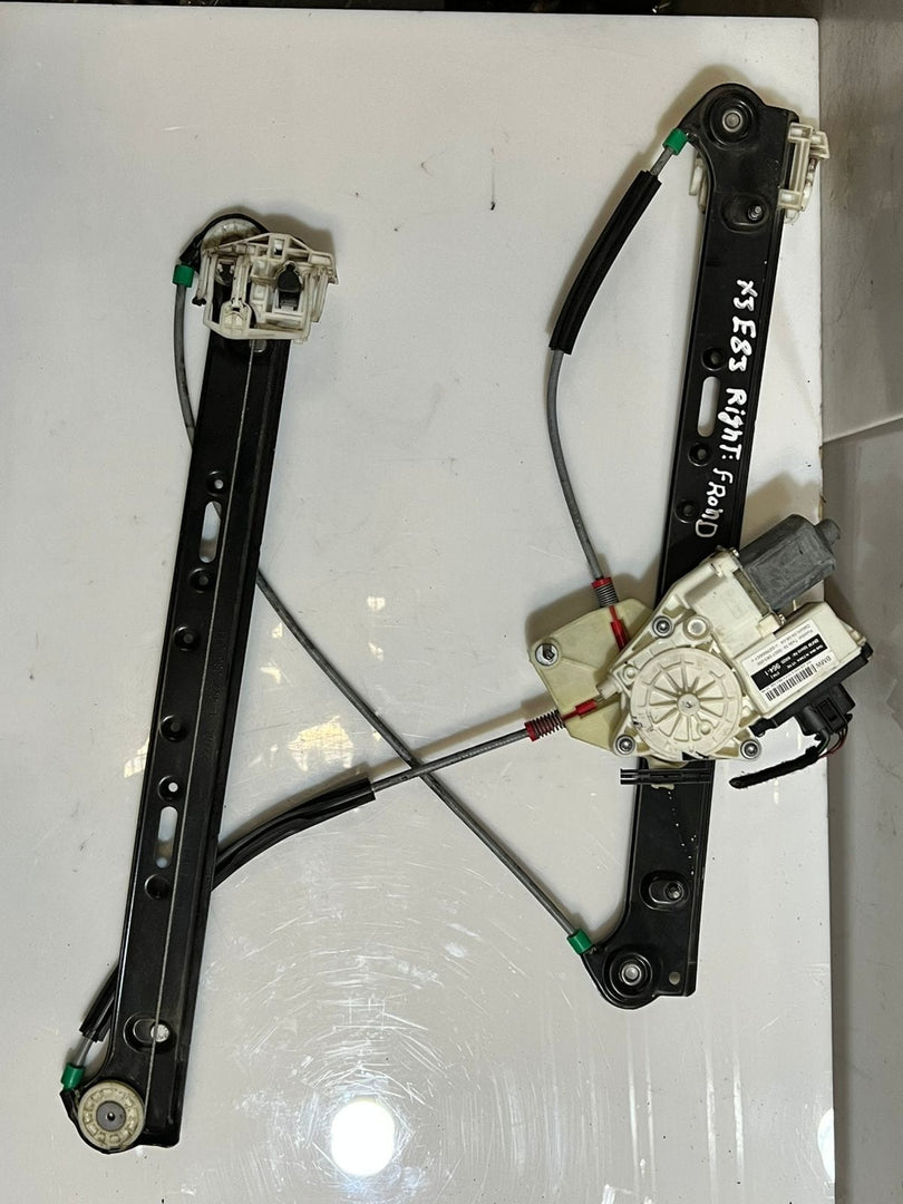 2004-2007 BMW X3 E83 Front RIGHT Door Window Regulator With Motor 7083011 OEM