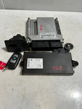 BMW 3 SERIES E92 Engine Control Unit ECU SET DME + CAS3 + 1KEY 7589705 OEM