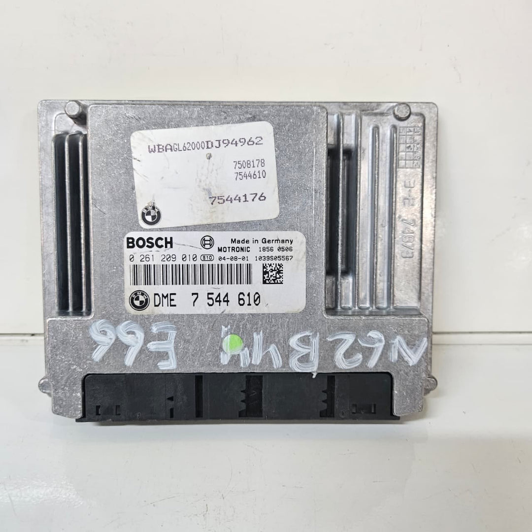 7544610-2011 BMW E60 E61 E63 E64 X5 750Li N62 Engine Control Unit DME Key Set