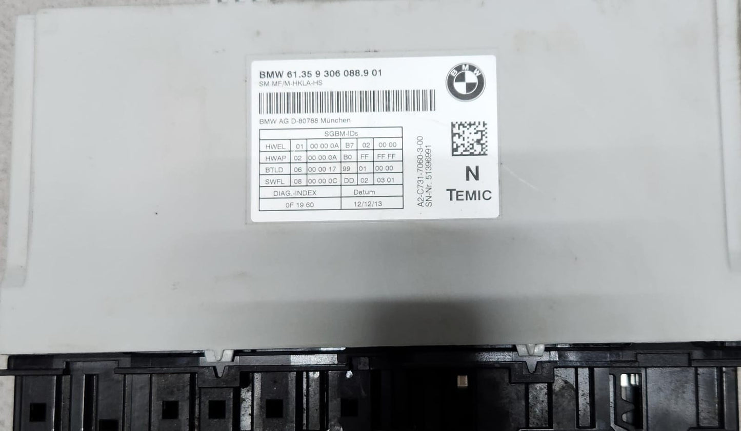 2014-2018 BMW X5 Front Seat Control Module 9306088 X5 and X6 OEM
