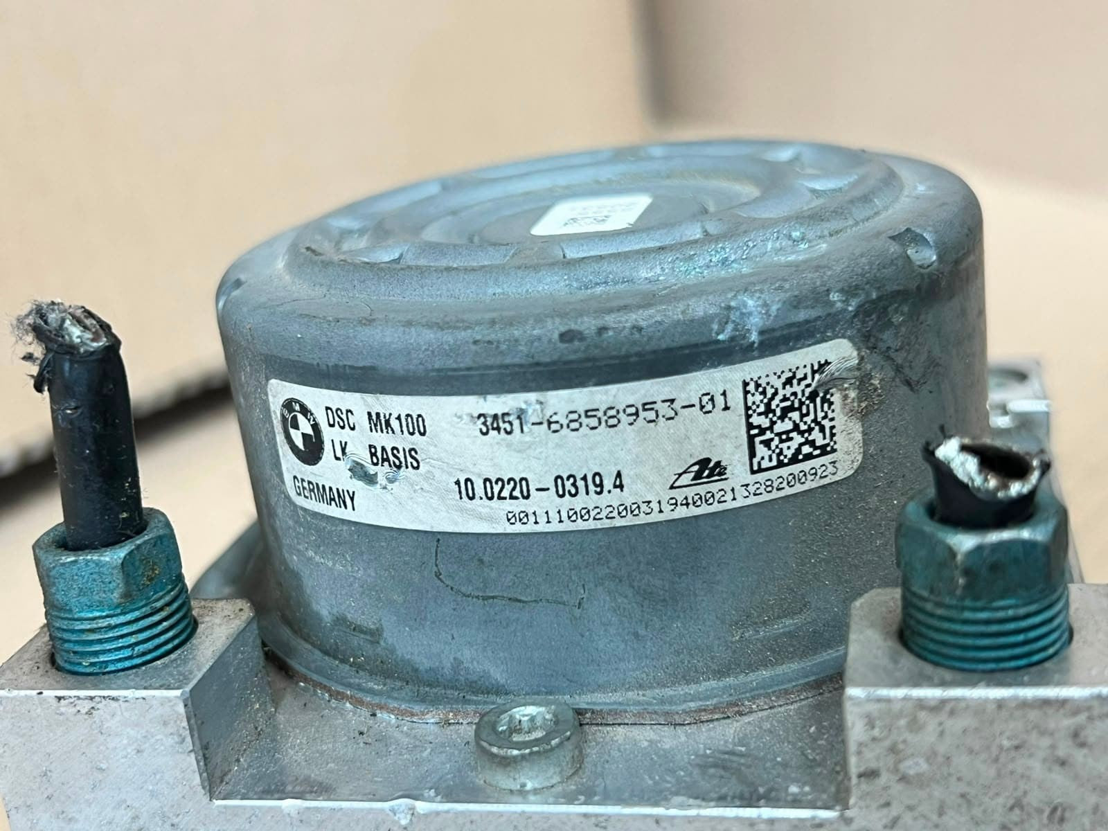 2014 BMW 3 Series F20 F30 F31 328i ABS Pump Module 6858953 OEM
