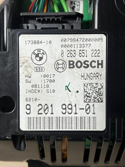 2008 BMW 740i F01 N54 EUROPE Petrol Odometer and Clocks 9201991 SPEEDOMETER