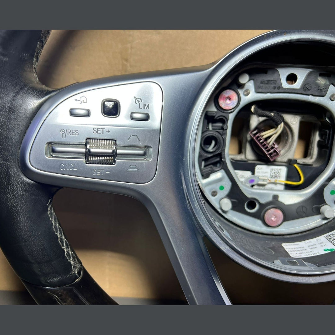 Mercedes W213 Steering Wheel Multi Function Sport Assembly & Paddle Shifts LHD