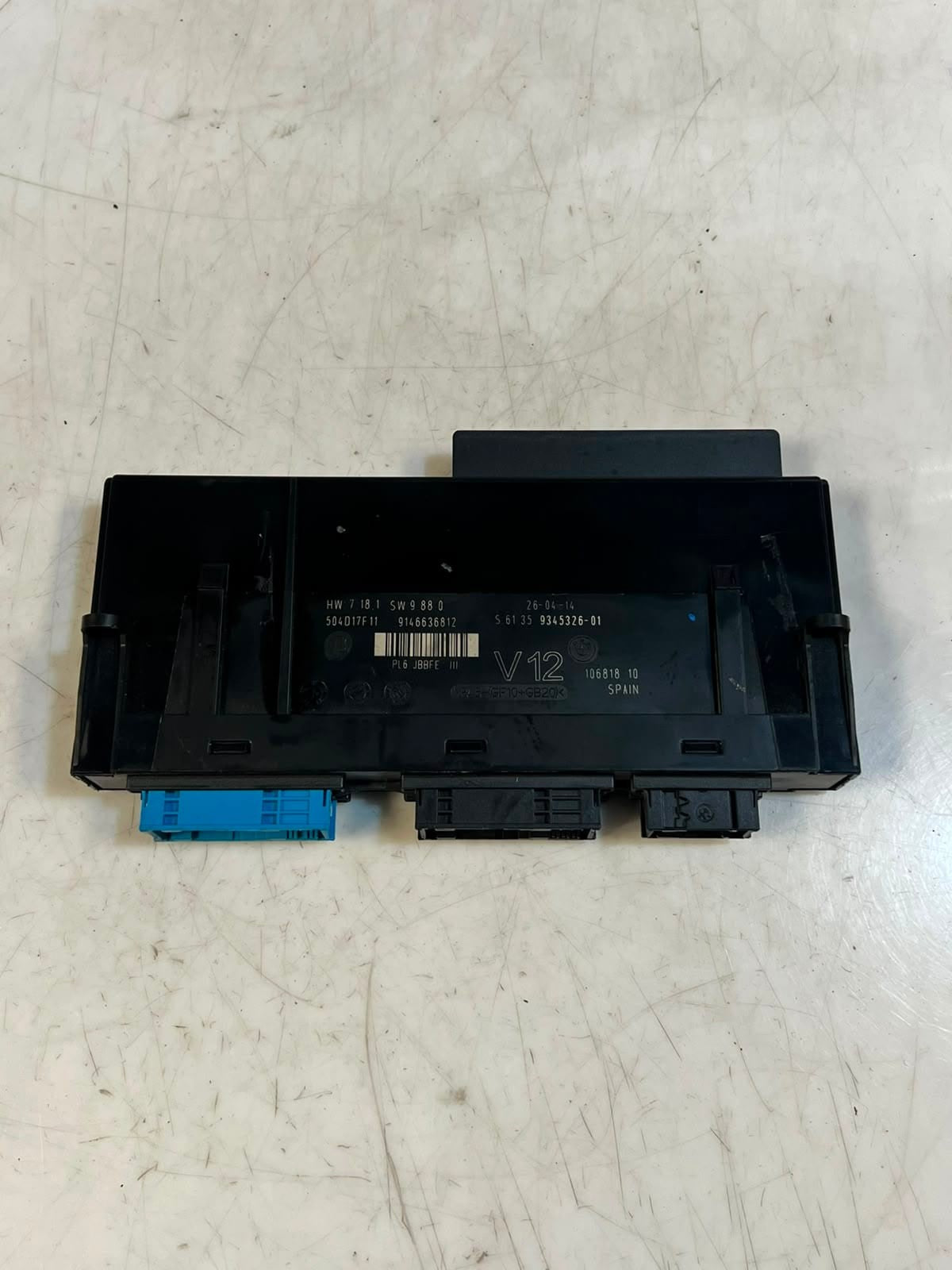 2013-2018 BMW 5 Series GT F07 6' F06 M6 Body Control Module BCM 9345326 OEM