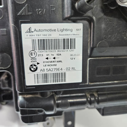 2019-2022 OEM LED Adaptive Headlight for BMW X7 G07 RIGHT SIDE ECE 5A279E4