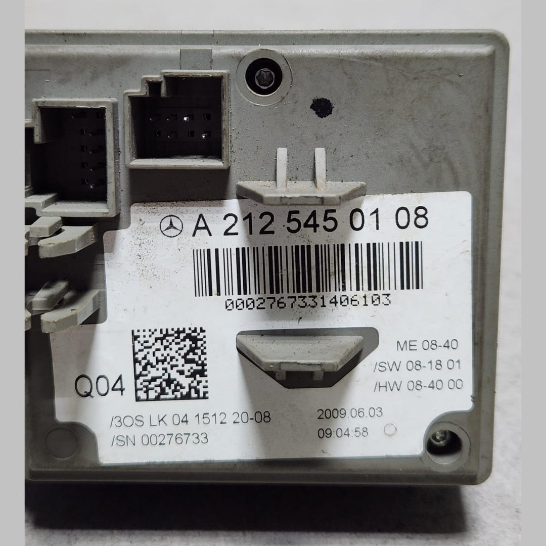 Mercedes Ignition Switch Lock Control Unit Module A2125450108