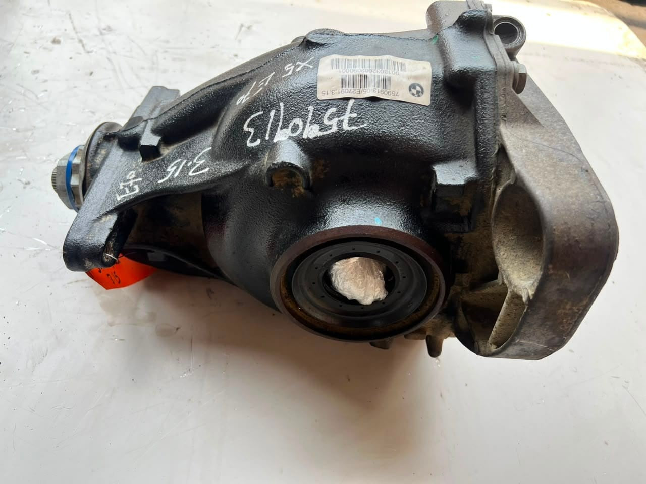 2010-2013 BMW X5 E70 LCI with 3.15 ratio Rear Differential 7590913 OEM