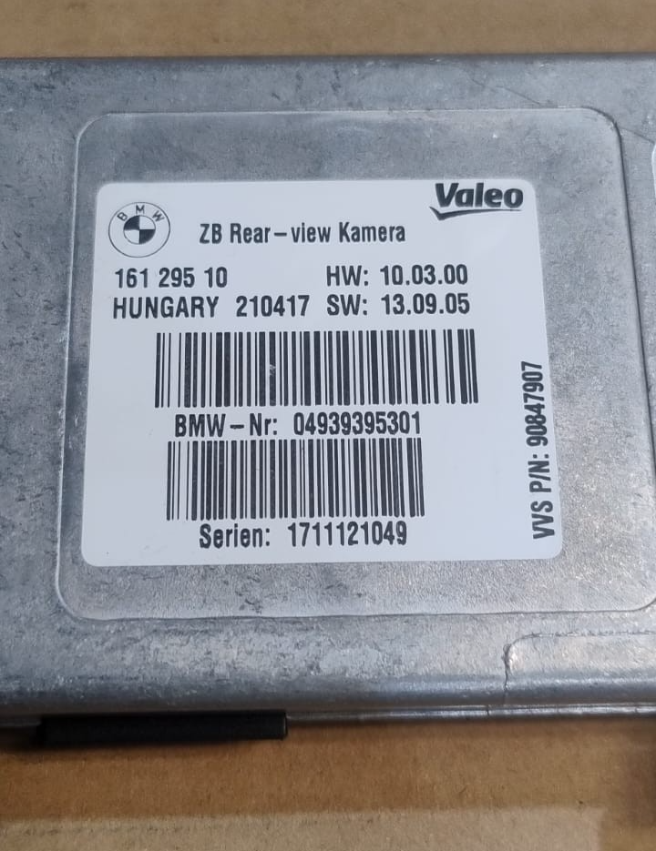 BMW F10 F30 F32 F36 F12 F06 F20 F31 F22 REAR CAMERA MODULE TRSVC MODULE- 9393953