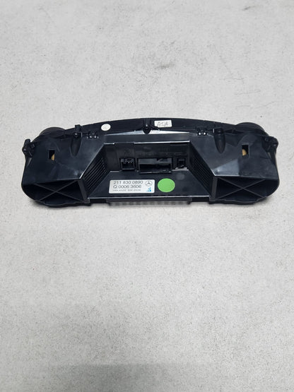 Mercedes-Benz Climate Control Panel 2118300890 W211 E-Class and S211 E-Class