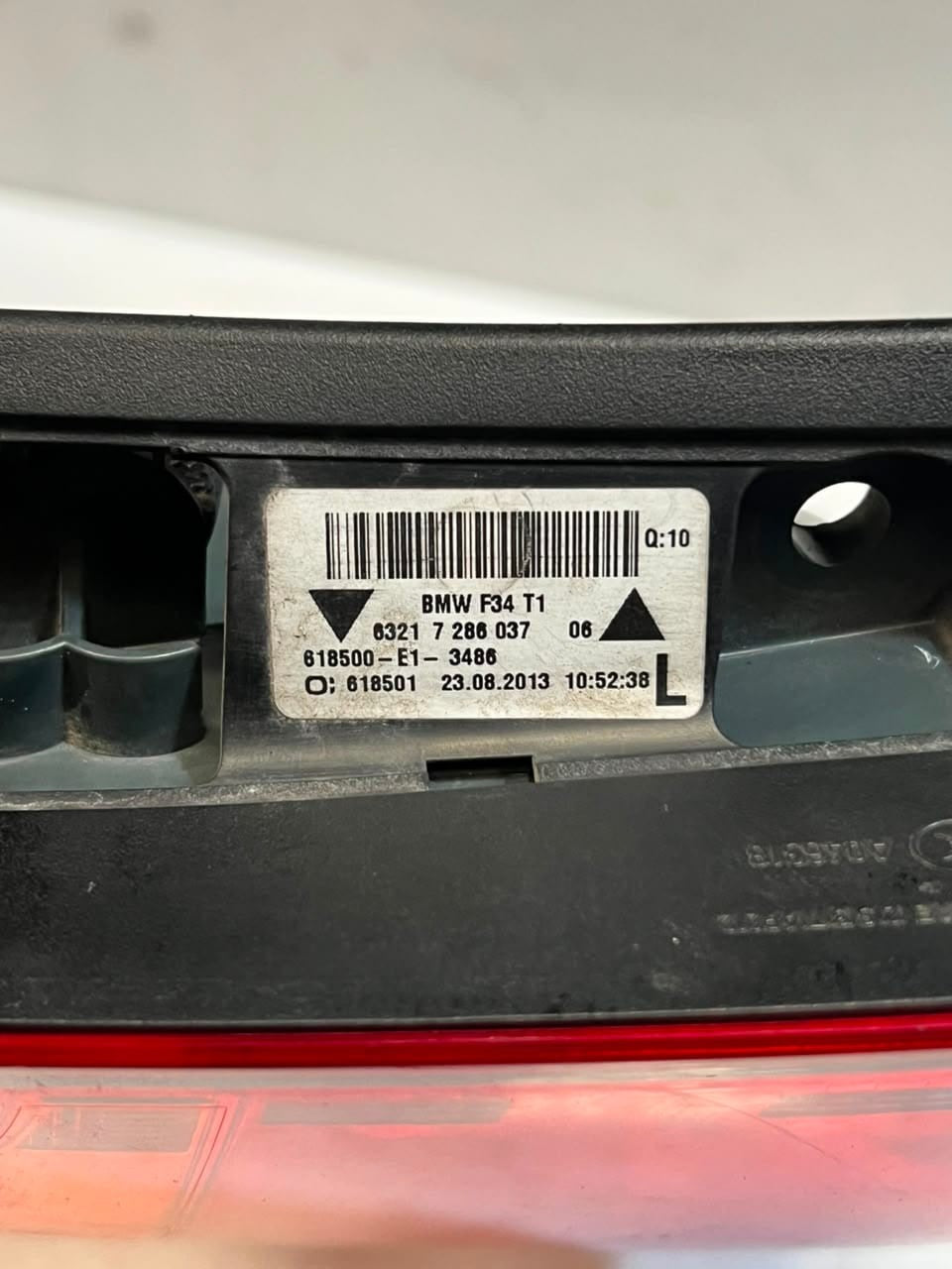 BMW 3 GT F34 Rear Light In Side Panel Rear Left RIGHT Led 7286037 7286038