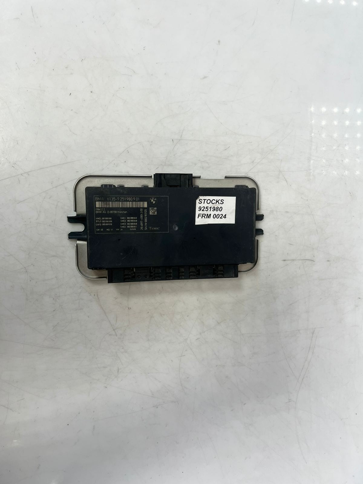 2011-2017 BMW X3 F25 X4 F26 FRM3 Footwell Body Control Module 9251980 OEM