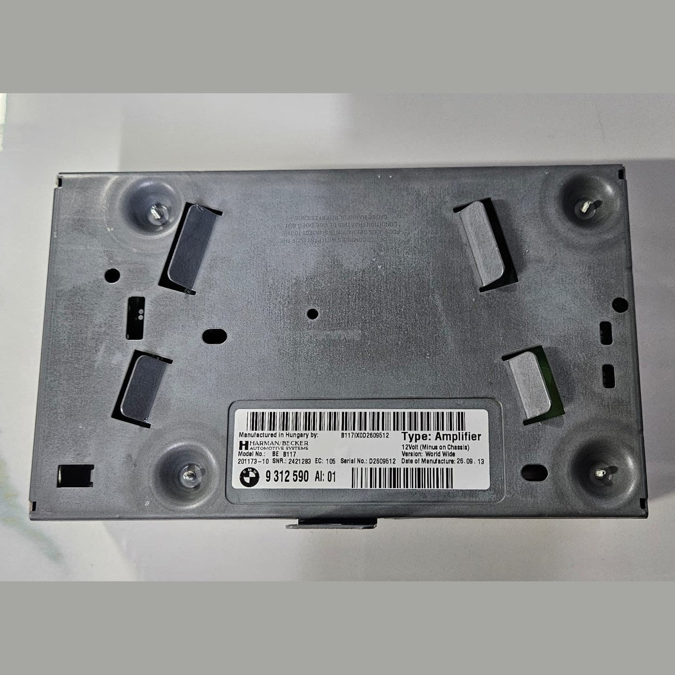 OEM BMW 7 Series F01 F02 F10 Hifi System Amplifier Harman Becker 9312590