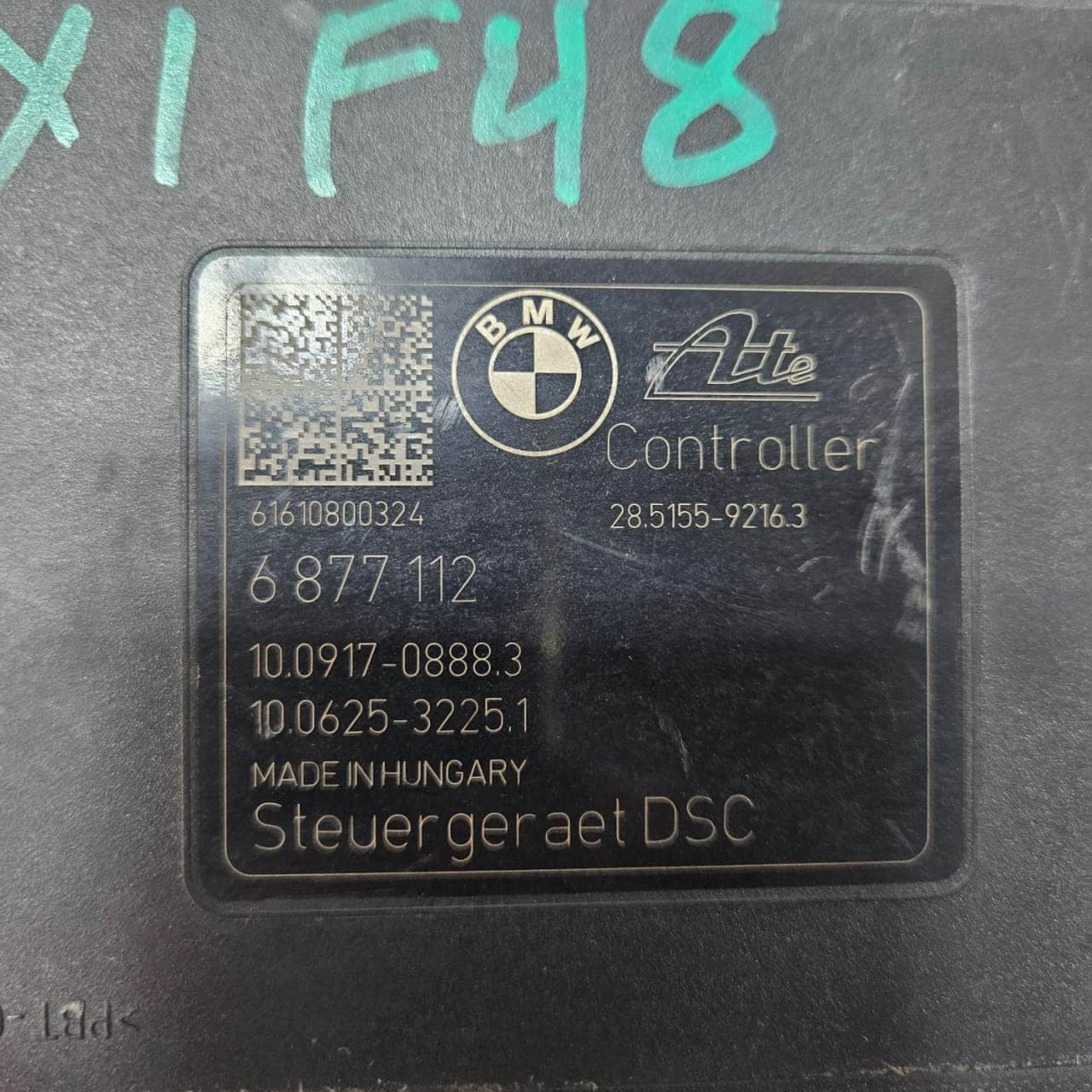 2014-2017 BMW i3 X1 F48 ABS Anti-Lock Brake Pump Control Module 6877112