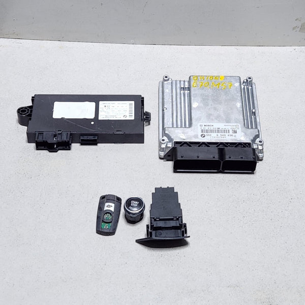 2007-2013 BMW X5 Engine Control Unit 8509036 X5 E70 3.0D ECU SET M57N