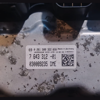 BMW 3,5 SERIES F30 F10 F11 X3 F25 N20 ENGINE CONTROL ECU MODULE DME 7643312