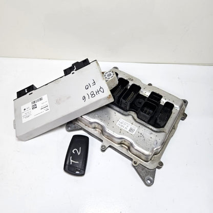 2013 BMW 5 Series F30 F31 N20 184HP Engine Control Unit DME Key Set 8606777