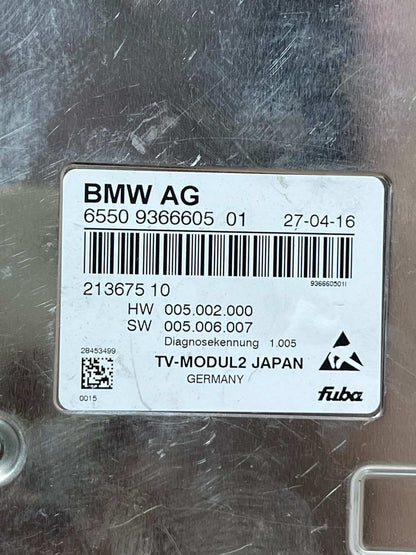 Genuine BMW F01 F06 F10 F15 F25 F30 F80 G11 Control Unit TV Module2 6550-9366605
