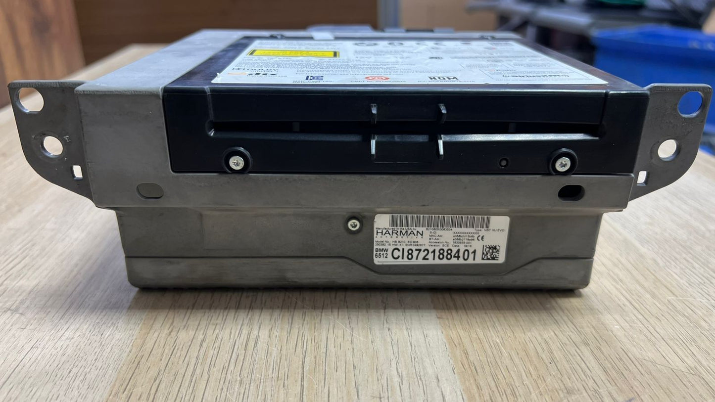BMW NBT EVO HU MULTIMEDIA SAT NAV NAVIGATION RADIO CD HEAD UNIT 8721884 Z84
