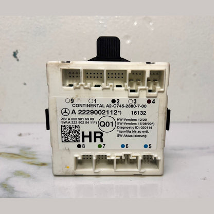 2015-2018 Mercedes-Benz C300 C43 Door Control Module A 2229002112 C-Class W205