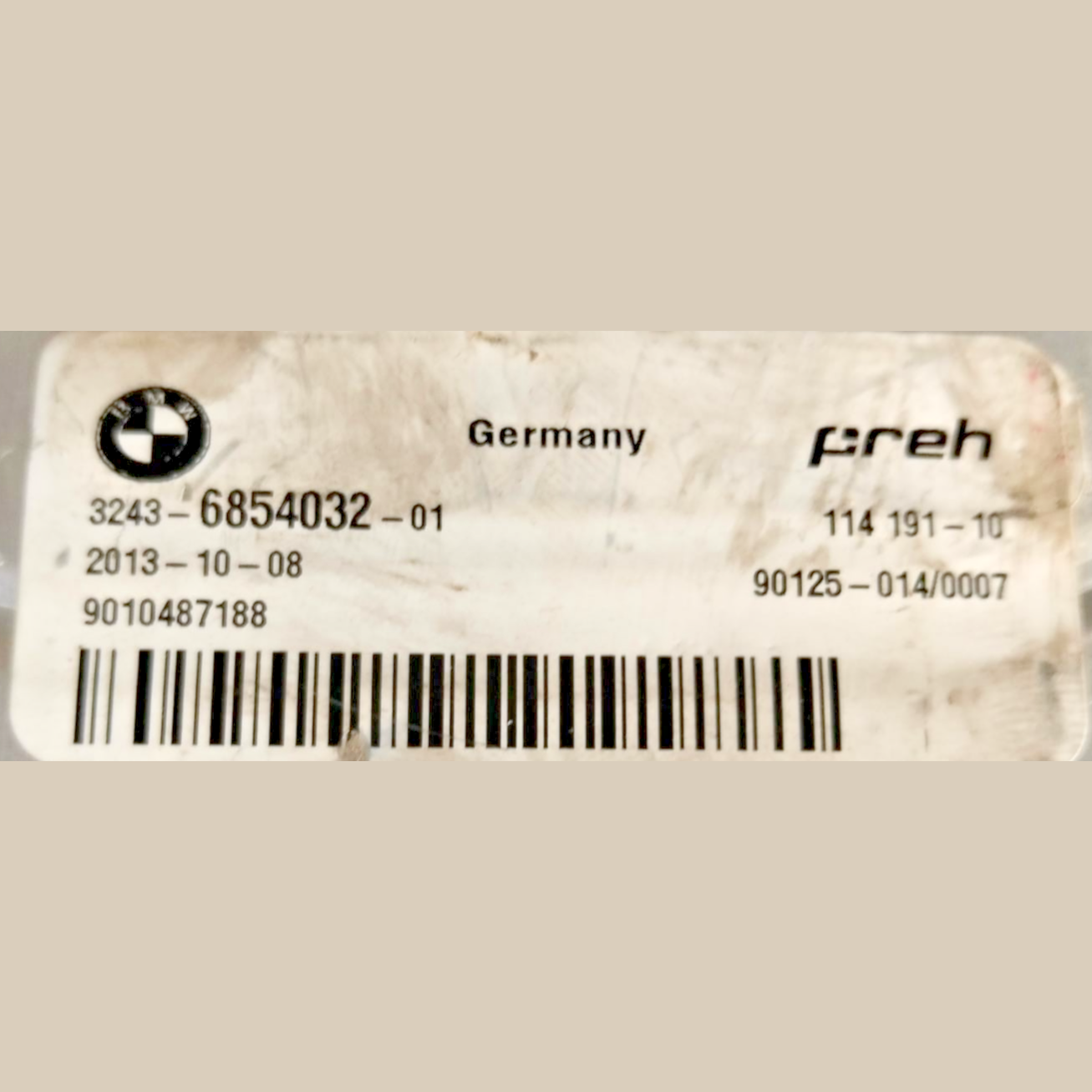 BMW F10 F11 F12 F13 F06 F01 Control Unit HSR Steering Rear Axle 6854032