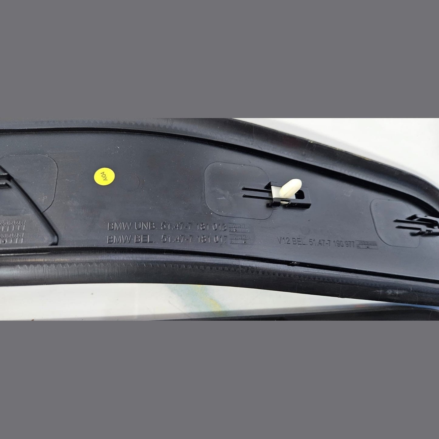 OEM BMW F01 F02 Front Rear Door illuminated Sill Plate Kick door step trim Set
