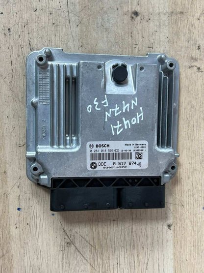 BMW F20 118d F30 318d N47N 143HP Engine ECU Kit DDE 8517874 + Key + FEM 