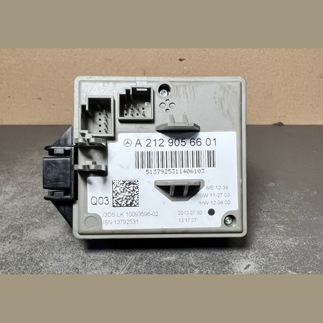 10-16 Mercedes CLS550 W218 Ignition Switch Module Unit W/key A212 9056601 OEM