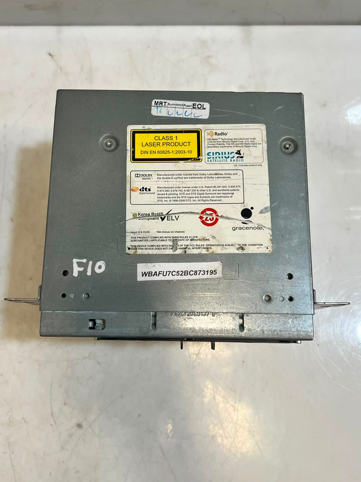 BMW F01 F02 F04 F10 F11 Navigation Head Unit Cic Idrive Professional 9239158 
