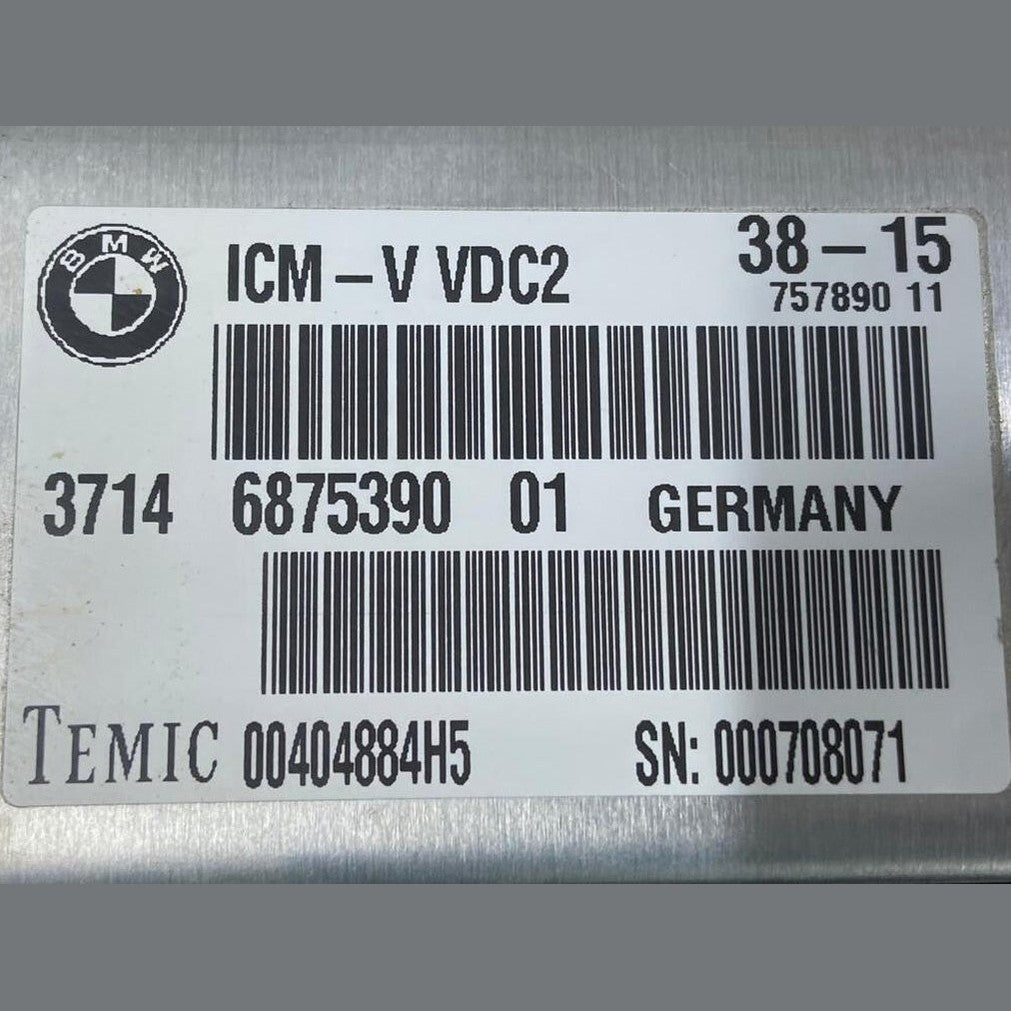 OEM BMW F10 F11 F12 VDC 2 VERTICAL DYNAMIC DRIVE CONTROL MODULE UNIT 6875390