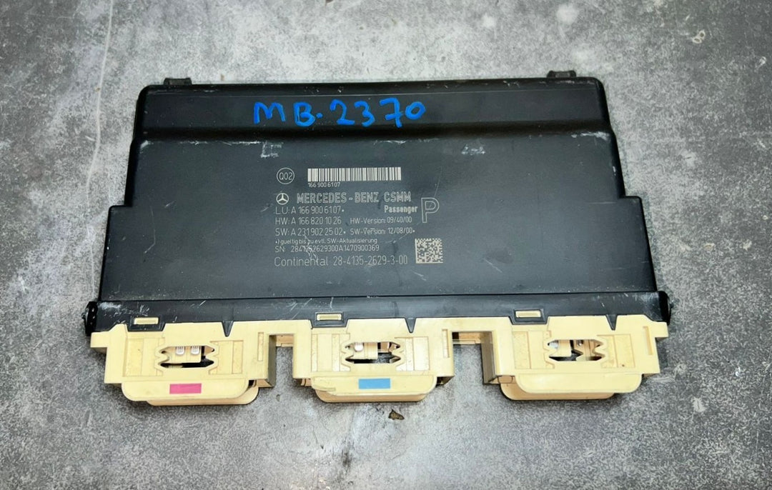 14-17 Mercedes-Benz W166 GL ML Passenger Seat Control Module A166 9006107 OEM