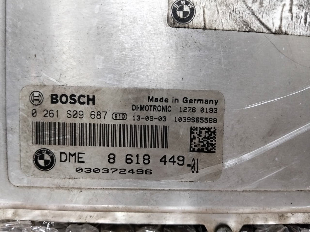BMW F07 GT 3.0 N55B30A 2012 GASOLINE ENGINE CONTROL UNIT  ECU SET+KEY - 8618499