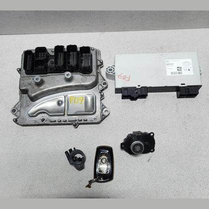 2011 BMW F07 GT 535I N55 3.0 Engine Control Unit 8618449 ECU SET 