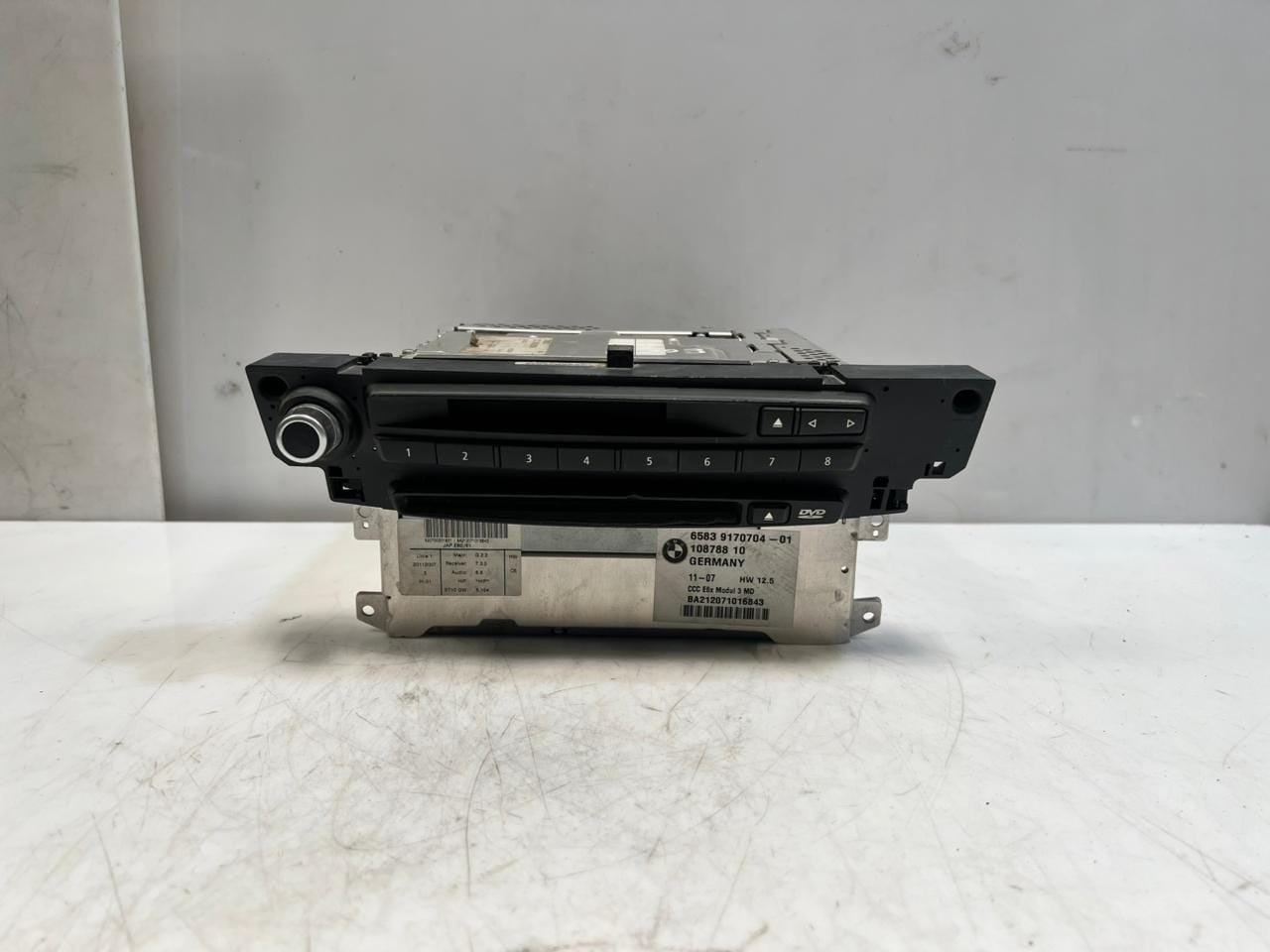 2005-2010 BMW 525i E60 Ccc DVD Md NAV Radio Unit 9170704 OEM