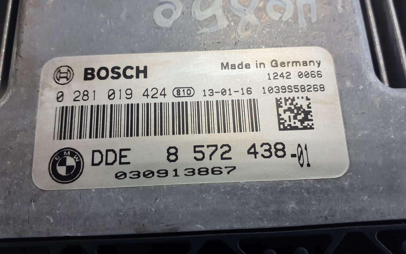 BMW Engine ECU / CAS Kit N47N Diesel Auto F07 F10 F11 5 SERIES 8572438