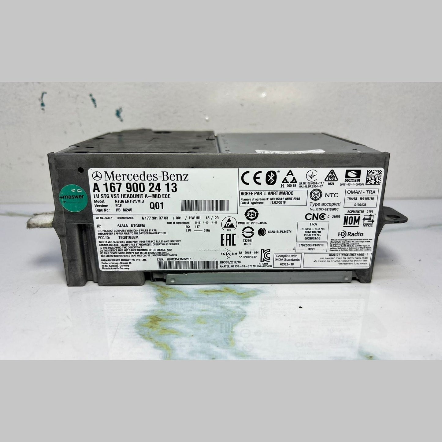 15-21 Mercedes W167 GLE-Class Radio Audio Multimedia Head Unit  A167 9002413 OEM