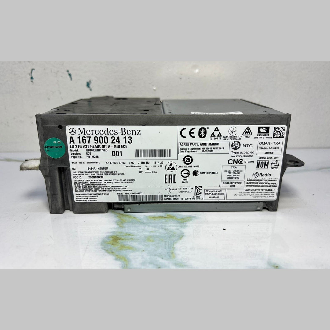 15-21 Mercedes W167 GLE-Class Radio Audio Multimedia Head Unit  A167 9002413 OEM