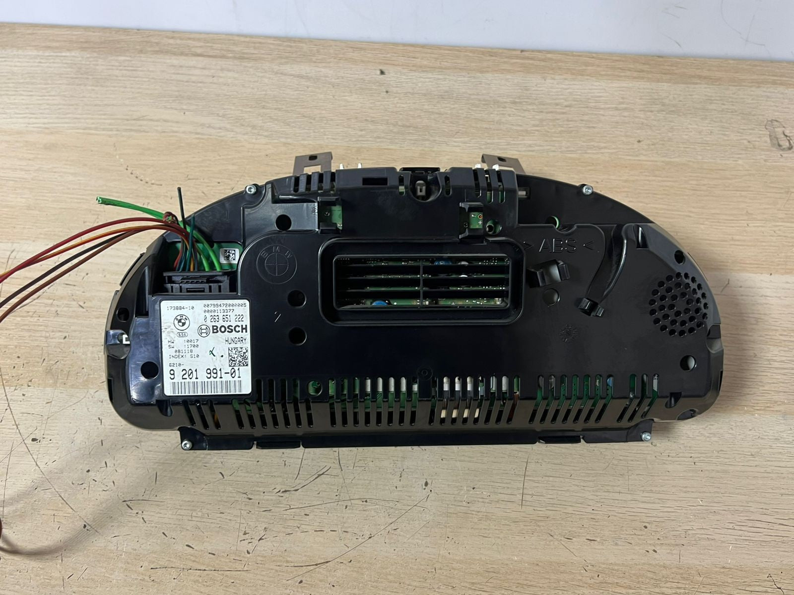 2008 BMW 740i F01 N54 EUROPE Petrol Odometer and Clocks 9201991 SPEEDOMETER