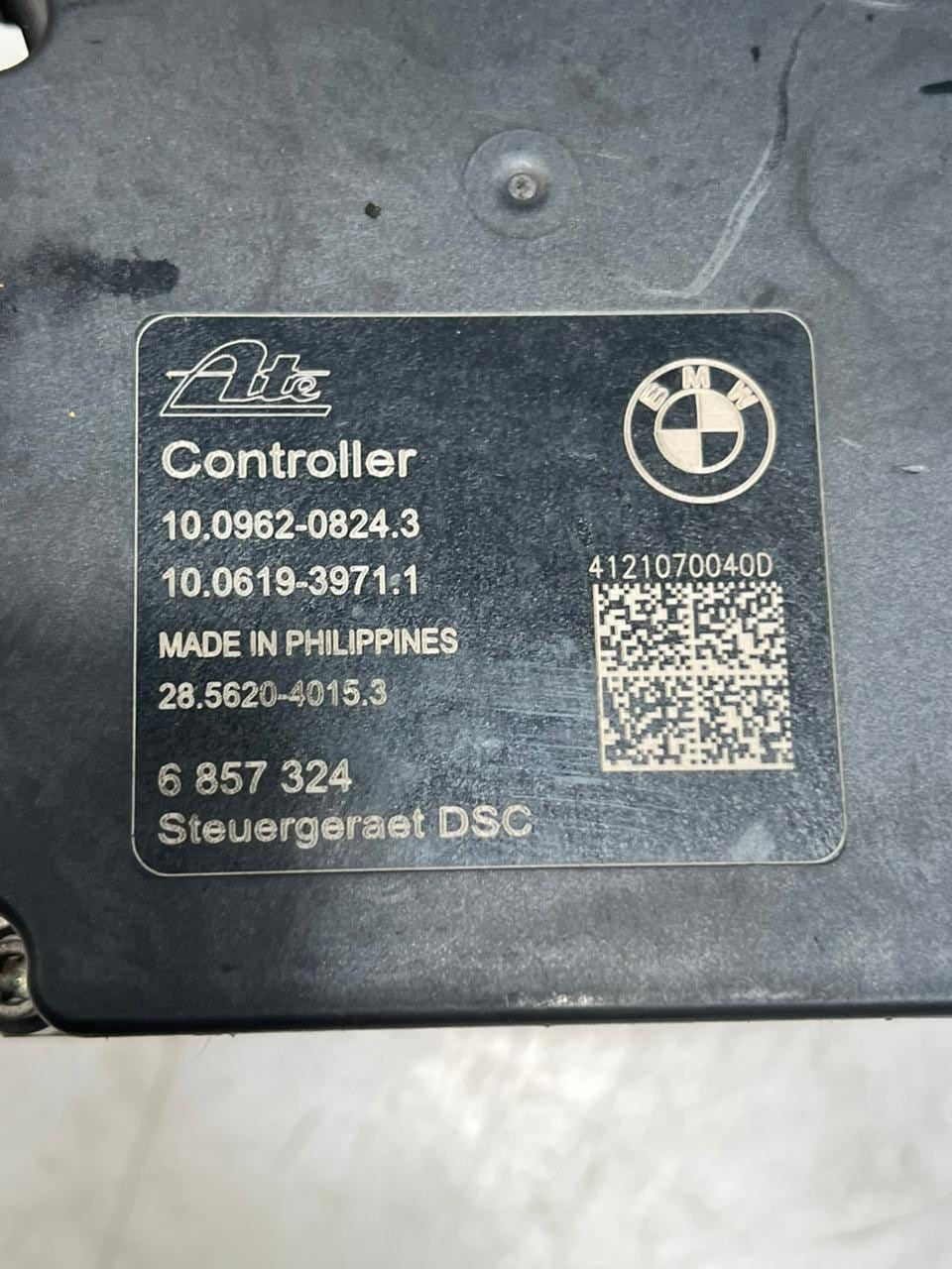 2012 BMW 328i F30 3' Abs Anti-Lock Brake Pump Control Module Unit 6857324 OEM