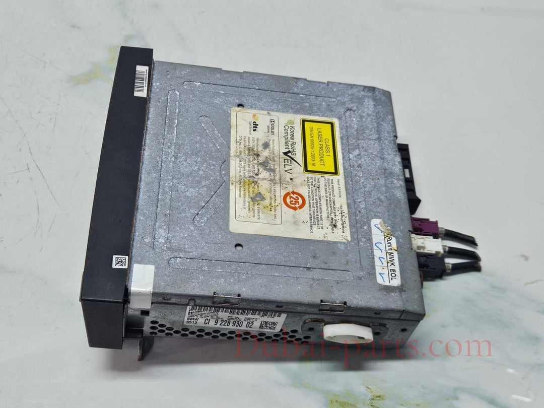 BMW DVD Audio Player Head Unit Rear Cabin 9228930 OEM