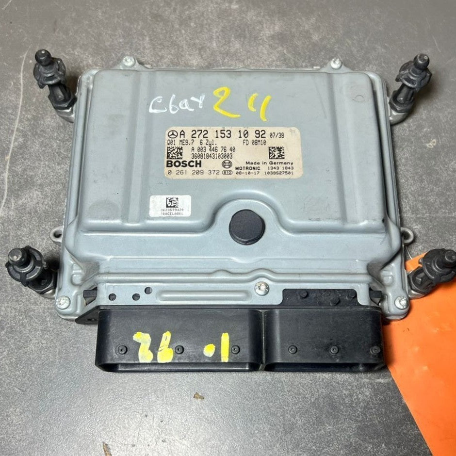 04-09 Mercedes W211 E-Class Engine Control Module Unit ECM ECU A272 1531092 OEM