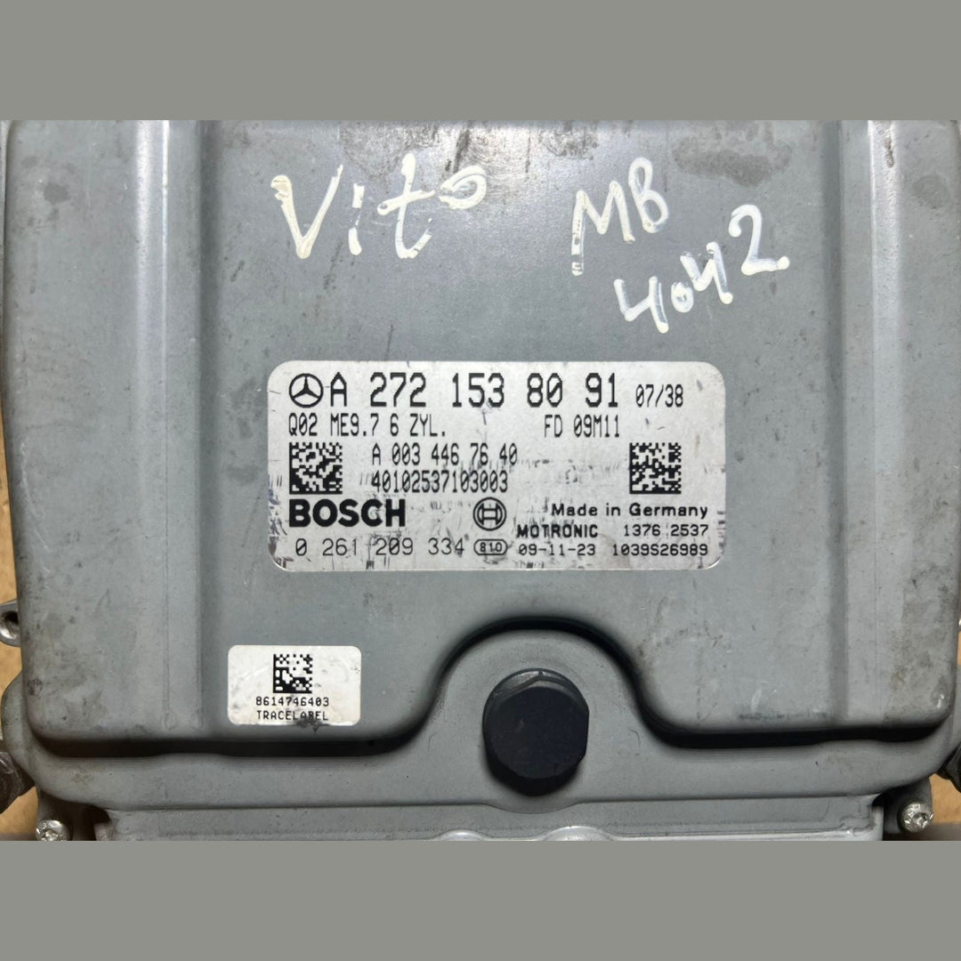 08-10 Mercedes Vito V-Class Engine Control Module Unit ECM ECU A272 1538091 OEM