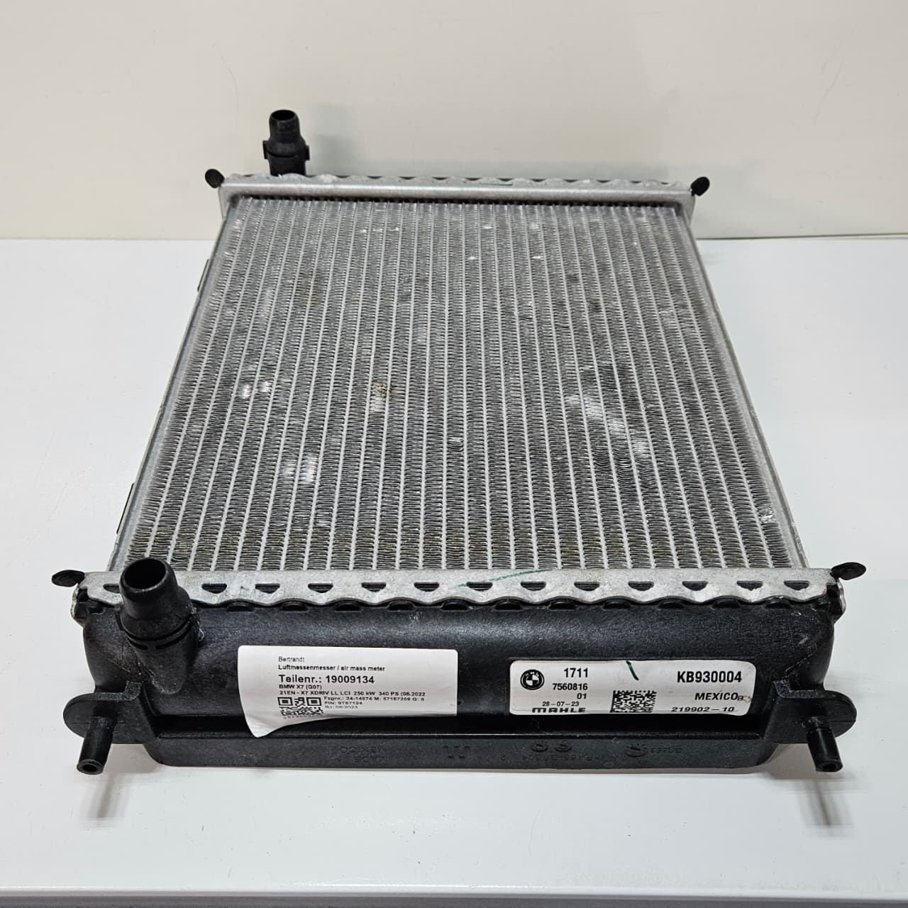 2023-2024 BMW XM G09 X5 X6 X7 Hybrid models Auxiliary Radiator 7560816